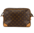 Nile Crossbody, &pound;695, Handbags, Beige/Brown, Canvas, Back view